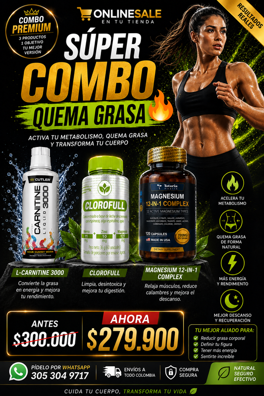 COMBO QUEMA GRASA